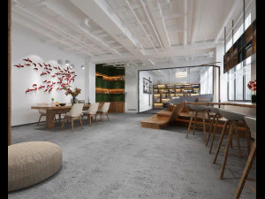 कार्यालय स्थान 036 3D मॉडल