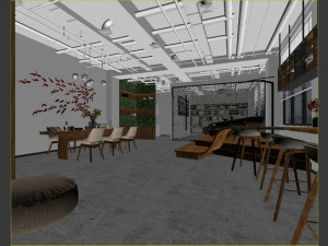 office space 036 Model 3D