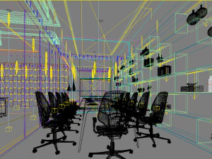 office space 042 3D Model