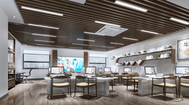 office space 043 3D 모델 .c4d .max .obj .3ds .fbx .stl .blend