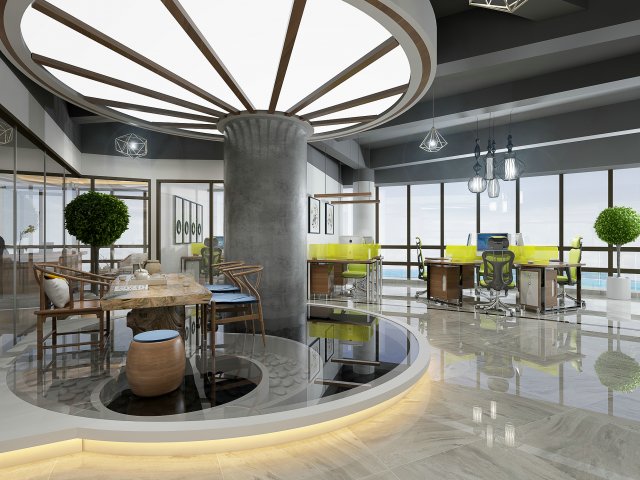office space 044 Modèle 3D .c4d .max .obj .3ds .fbx .stl .blend 