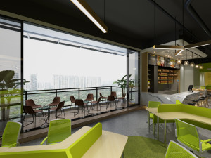 office space 046 3Dモデル