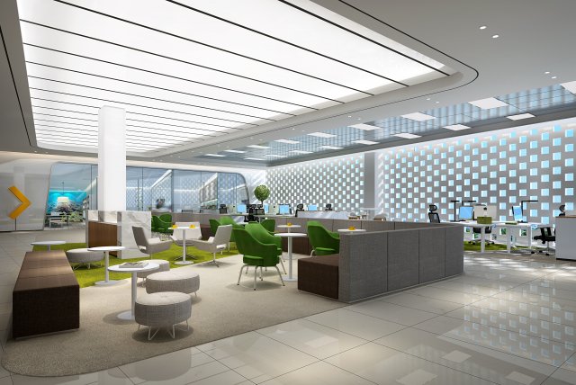 office space 050 Modello 3D .c4d .max .obj .3ds .fbx .stl .blend 