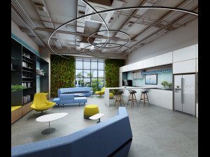 office space 051 3D Model