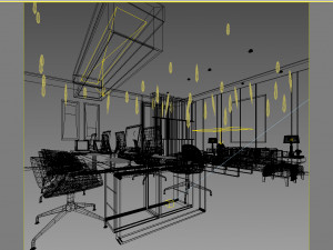 office space 054 Modelo 3D