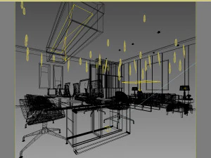 office space 054 3D Model