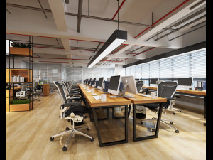 office space 059 3Dモデル