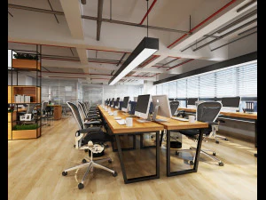 कार्यालय स्थान 059 3D मॉडल