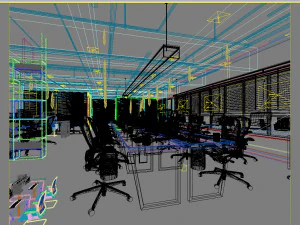 spazio ufficio 059 Modello 3D