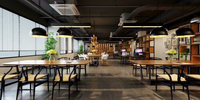 office space 061 Modello 3D .c4d .max .obj .3ds .fbx .stl .blend 