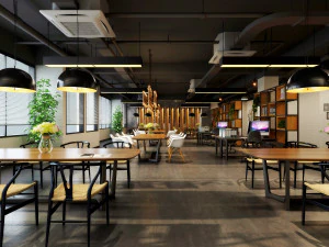 कार्यालय स्थान 061 3D मॉडल