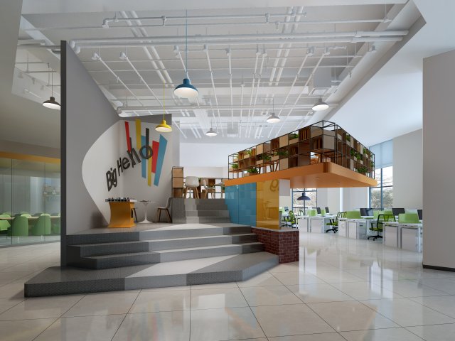 office space 062 3D-Modell .c4d .max .obj .3ds .fbx .stl .blend 