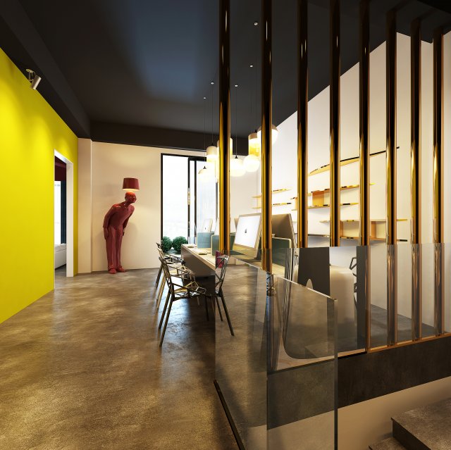 office space 063 3D Model .c4d .max .obj .3ds .fbx .stl .blend 