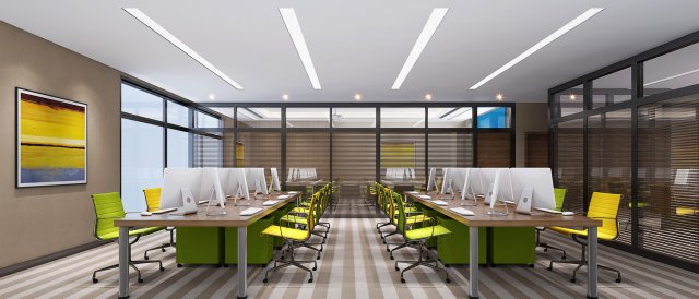 office space 064 3D Модель .c4d .max .obj .3ds .fbx .stl .blend 
