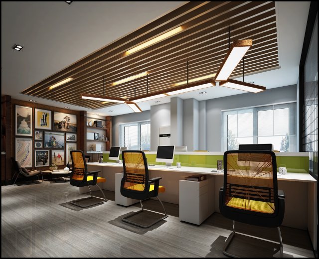 office space 068 3D 모델 .c4d .max .obj .3ds .fbx .stl .blend 