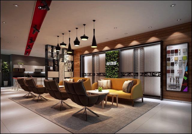 office space 069 Modèle 3D .c4d .max .obj .3ds .fbx .stl .blend 