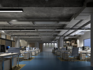 office space 076 3Dモデル
