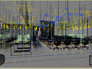 office space 078 Model 3D