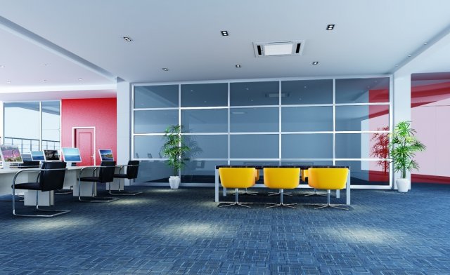 office space 079 3D Model .c4d .max .obj .3ds .fbx .stl .blend 