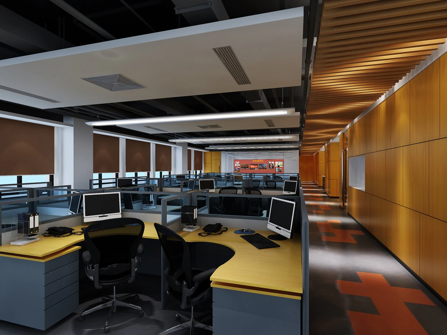 office space 080 3D Model .c4d .max .obj .3ds .fbx .stl .blend