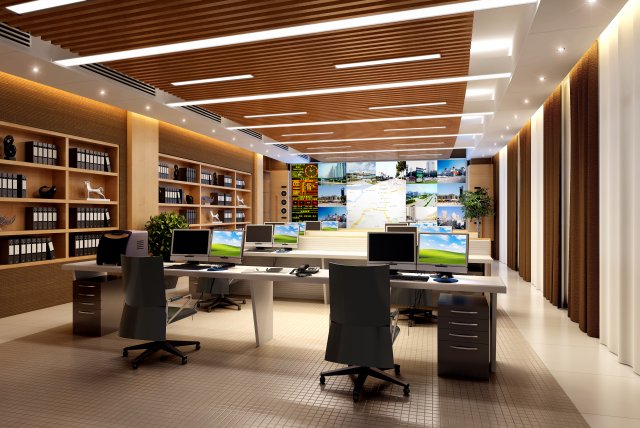 office space 082 3D Model .c4d .max .obj .3ds .fbx .stl .blend 