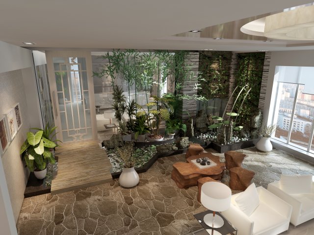 office space 085 Model 3D .c4d .max .obj .3ds .fbx .stl .blend 
