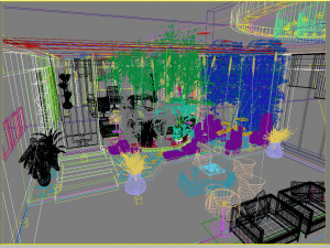 office space 085 Model 3D