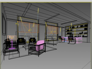 office space 087 Modelo 3D