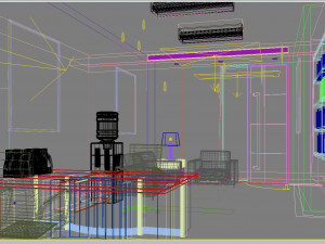 office space 090 Modelo 3D