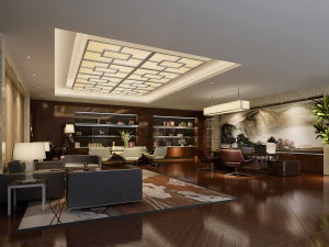 कार्यालय स्थान 093 3D मॉडल