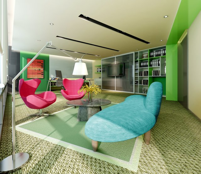 office space 098 Modello 3D .c4d .max .obj .3ds .fbx .stl .blend 