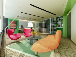 office space 098 Modello 3D