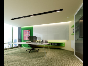 office space 098 Modello 3D