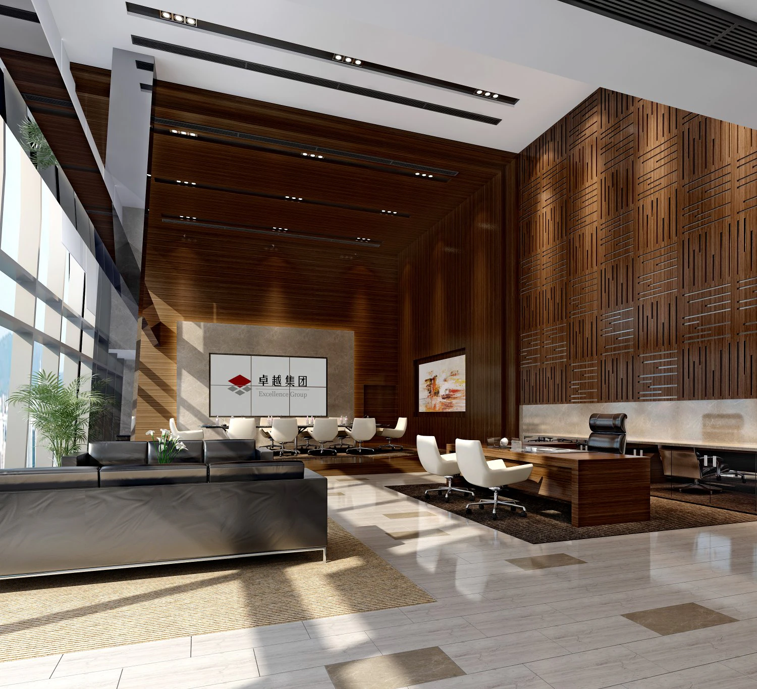 office space 101 3D Model .c4d .max .obj .3ds .fbx .stl .blend 
