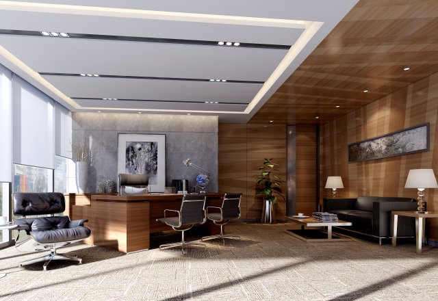 office space 108 Modèle 3D .c4d .max .obj .3ds .fbx .stl .blend 