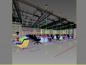 office space 114 3D 模型