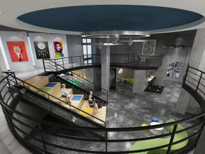 office space 116 3D-Modell