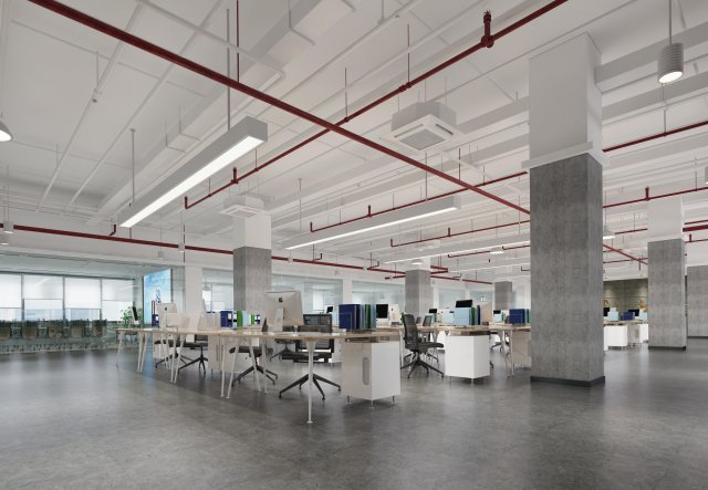 office space 117 Modelo 3D .c4d .max .obj .3ds .fbx .stl .blend 