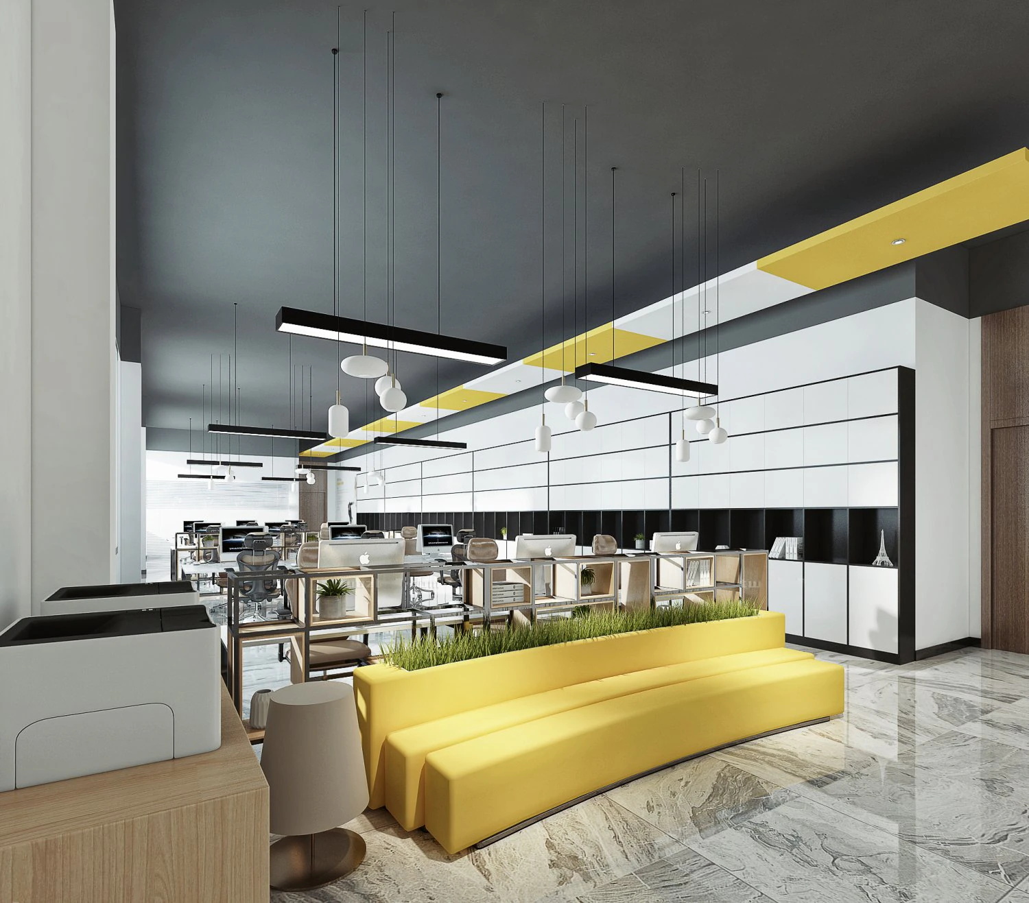 office space 120 3D Model .c4d .max .obj .3ds .fbx .stl .blend 