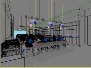 office space 120 3D Model