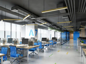 कार्यालय स्थान 121 3D मॉडल