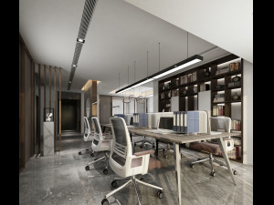office space 123 3D Model