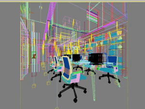 office space 123 3D Model