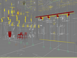 office space 1247 Model 3D