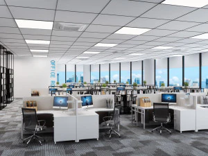 कार्यालय स्थान 125 3D मॉडल