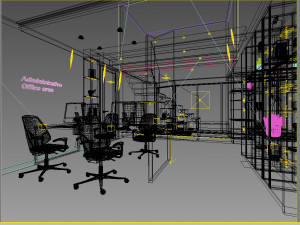 office space 127 3D Model