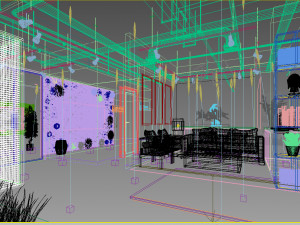 office space 129 Modello 3D