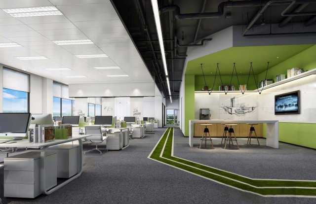 office space 130 Modèle 3D .c4d .max .obj .3ds .fbx .stl .blend 