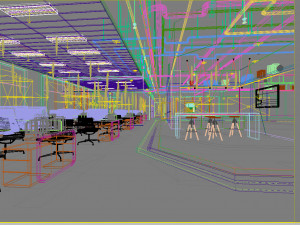 office space 130 Modèle 3D