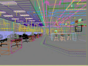 office space 130 3D Model